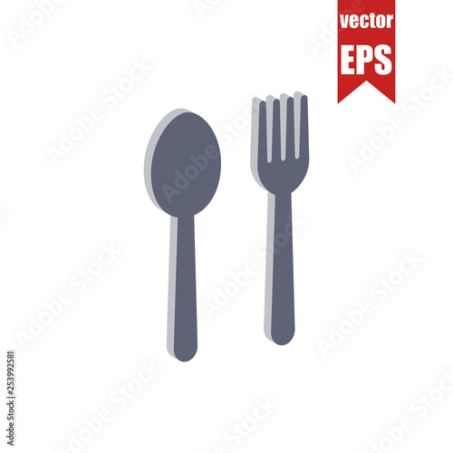 Breakfast isometric icon.Vector illustration.