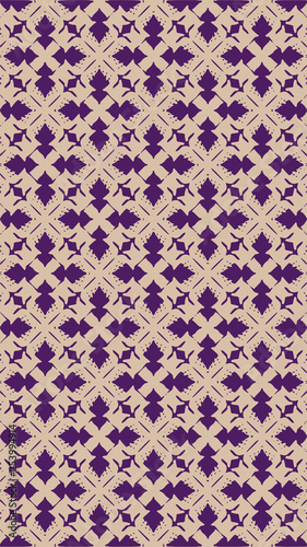 Ornate geometric pattern and abstract colored background