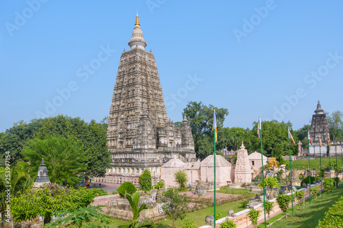 Mahabodhi temple  bodh gaya  India. The site where Gautam Buddha attained enlightenment.