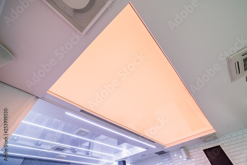 Vinyl Strech Inner Ceiling, Film stretched ceilings are made of the PVC film