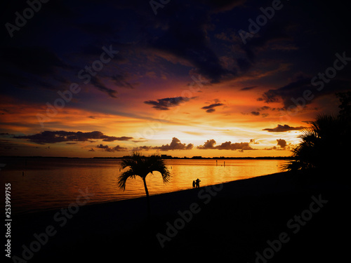 Strand im Sonnenuntergang  © Steffen