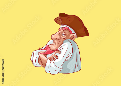 emoji sticker captain mascot resentment discontent