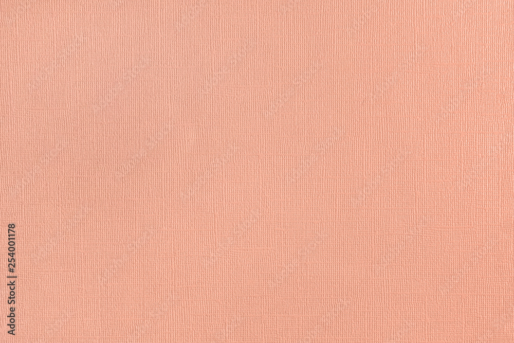 Fototapeta premium Texture of dark orange paper with roughness and embossed close-up. Blank background for layouts.