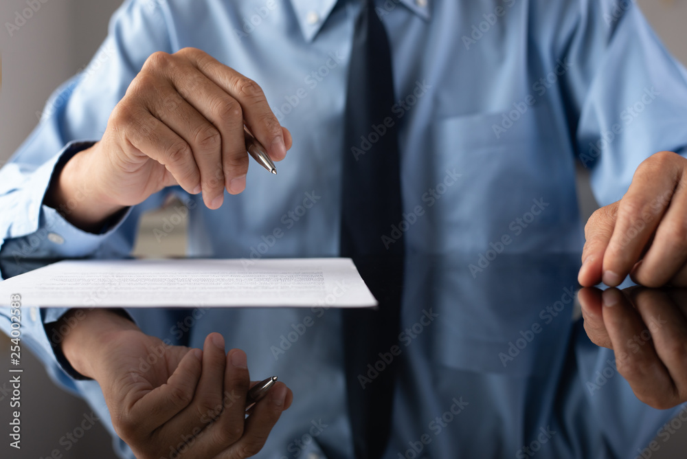 Obraz premium Koncepcja umowy