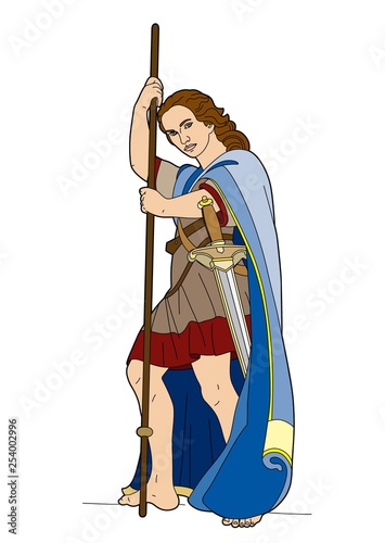 Mythical warrior