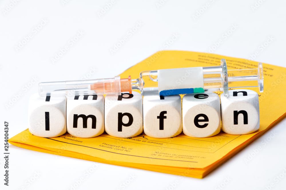Impfen, Würfel impfen Stock Photo Adobe Stock