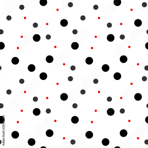 Abstract background with circles. Seamless pattern
