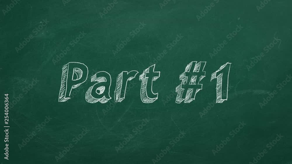 Hand drawing and animated text 