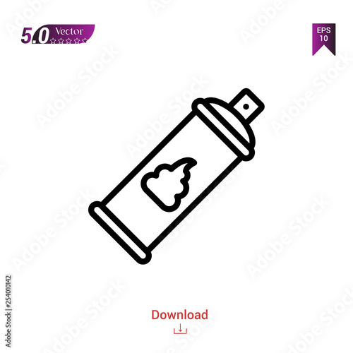 Outline shaving icon isolated on white background. Best modern. Graphic design, mobile application, beauty, user interface. Editable stroke. EPS10 format vector illustration