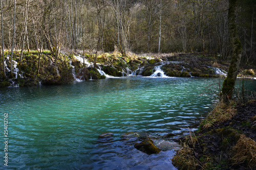 Hasenbach im Werfental bei der Wimsener H  hle  Schw  bische Alb