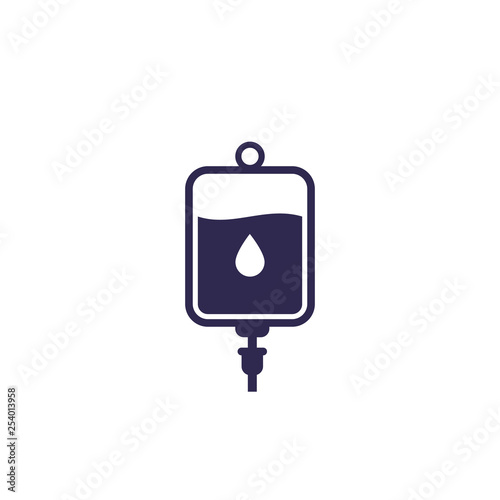 iv bag, drip icon