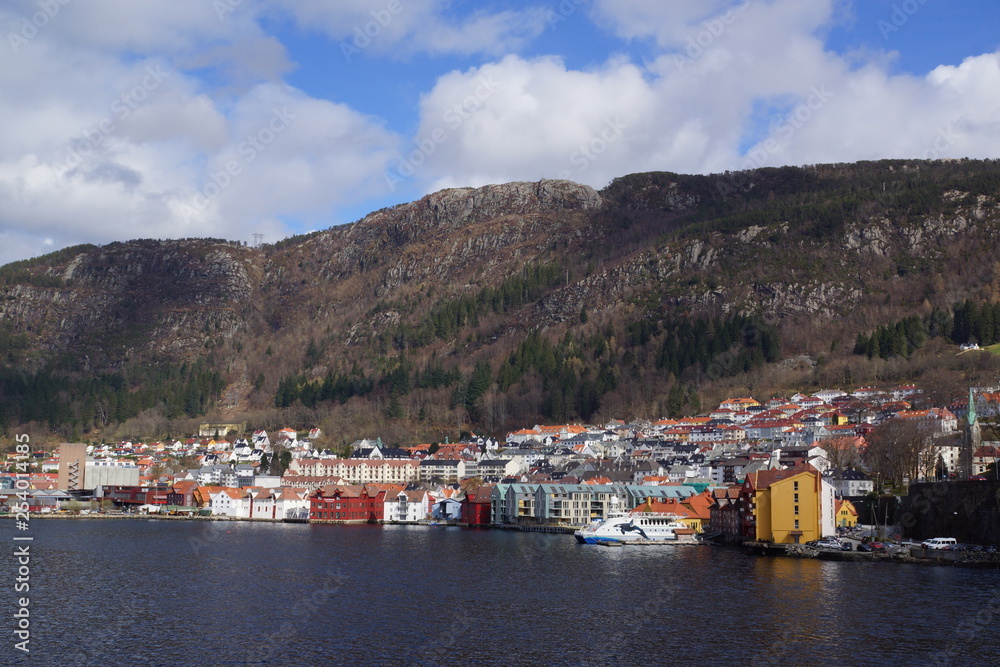 stadt bergen,norwegen