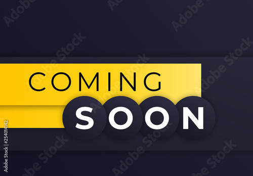 Coming Soon banner