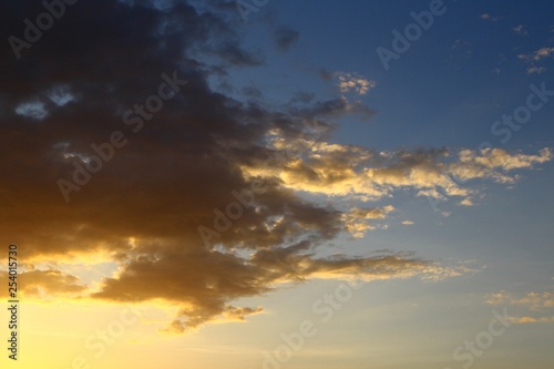 amazing bright sunset or sunrise clouds for using in design as background.