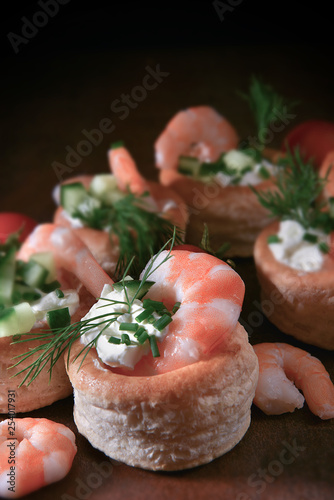 Prawn and Soft Cheese Vol Au Vents II photo