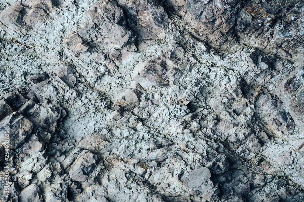 Fototapeta premium Close-up texture of the rock in the cave.