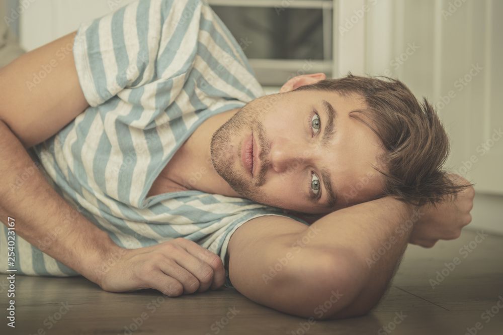 dreamy handsome man dreamy handsome man