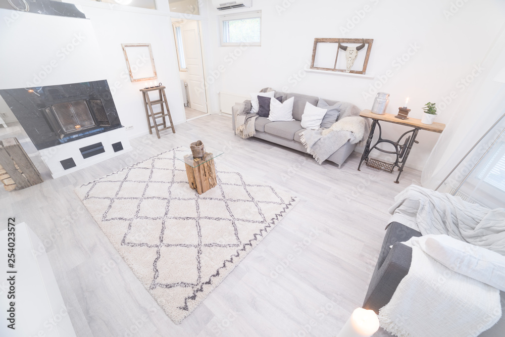 Fototapeta premium Modern living room interior design