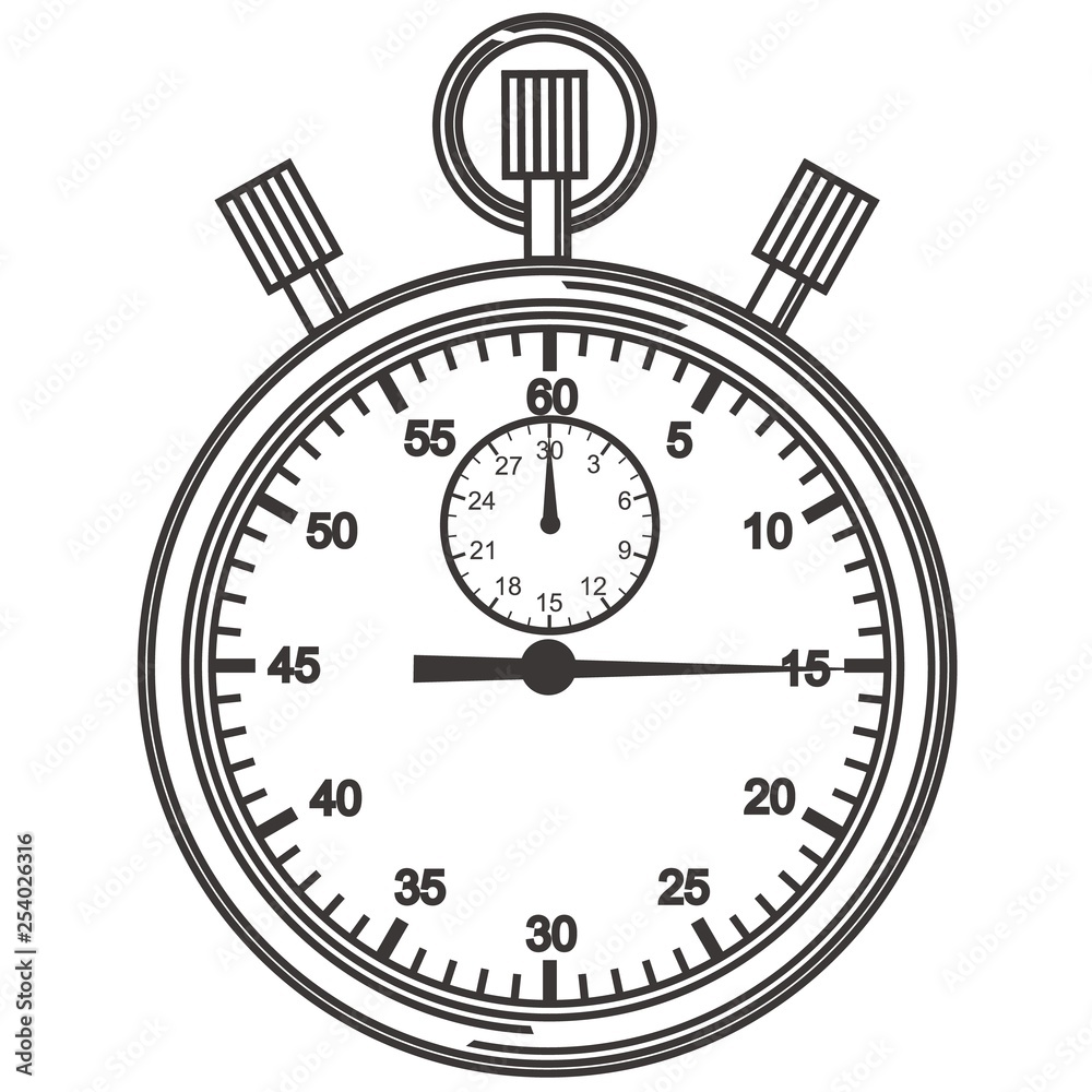 Stopwatch. Mechanism for accurate measurement of time intervals Stopwatch. Mechanism for accurate measurement of time intervals