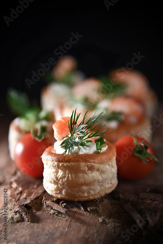 Prawn and Soft Cheese Vol Au Vents III photo