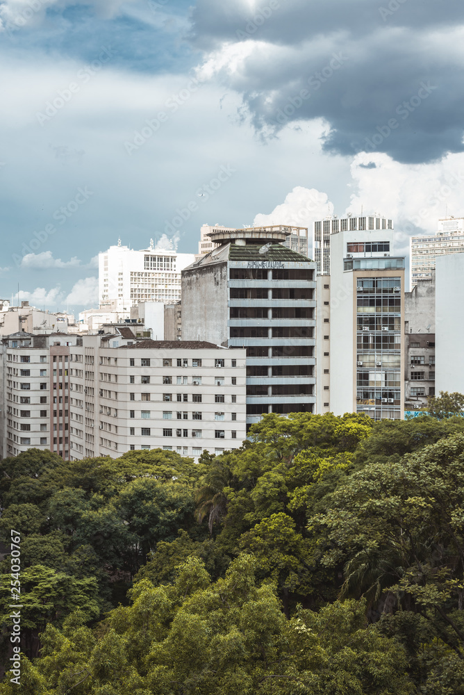 Cloudy day at Sao Paulo, Brazil - Nature and City