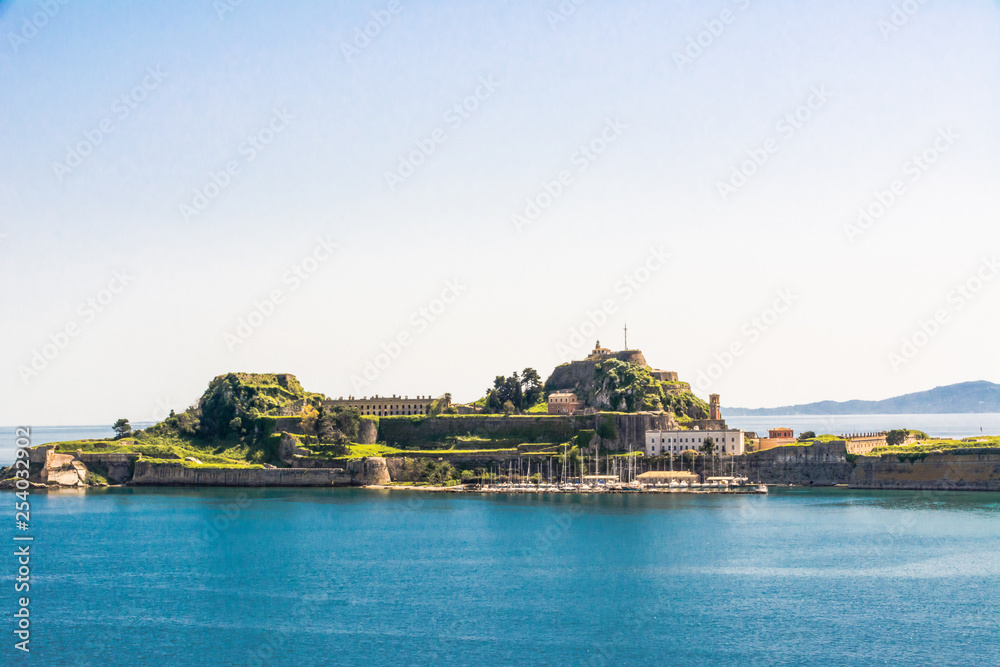 Fototapeta premium panorama of Corfu island