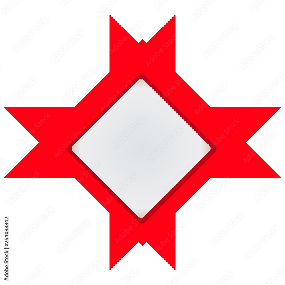 Decorative label or stamp 