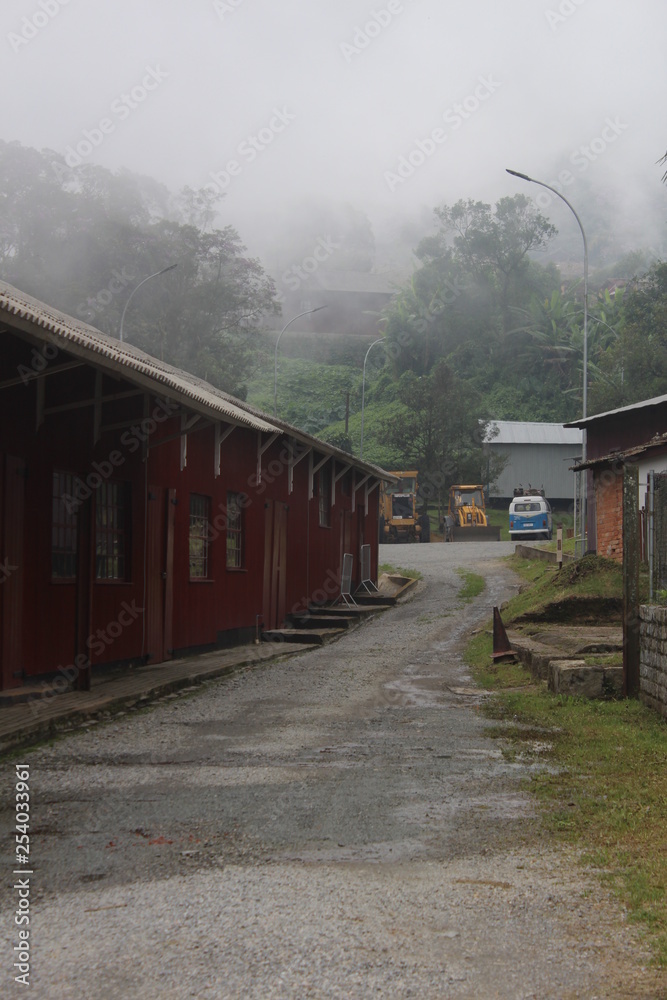 Obraz premium train at the station
