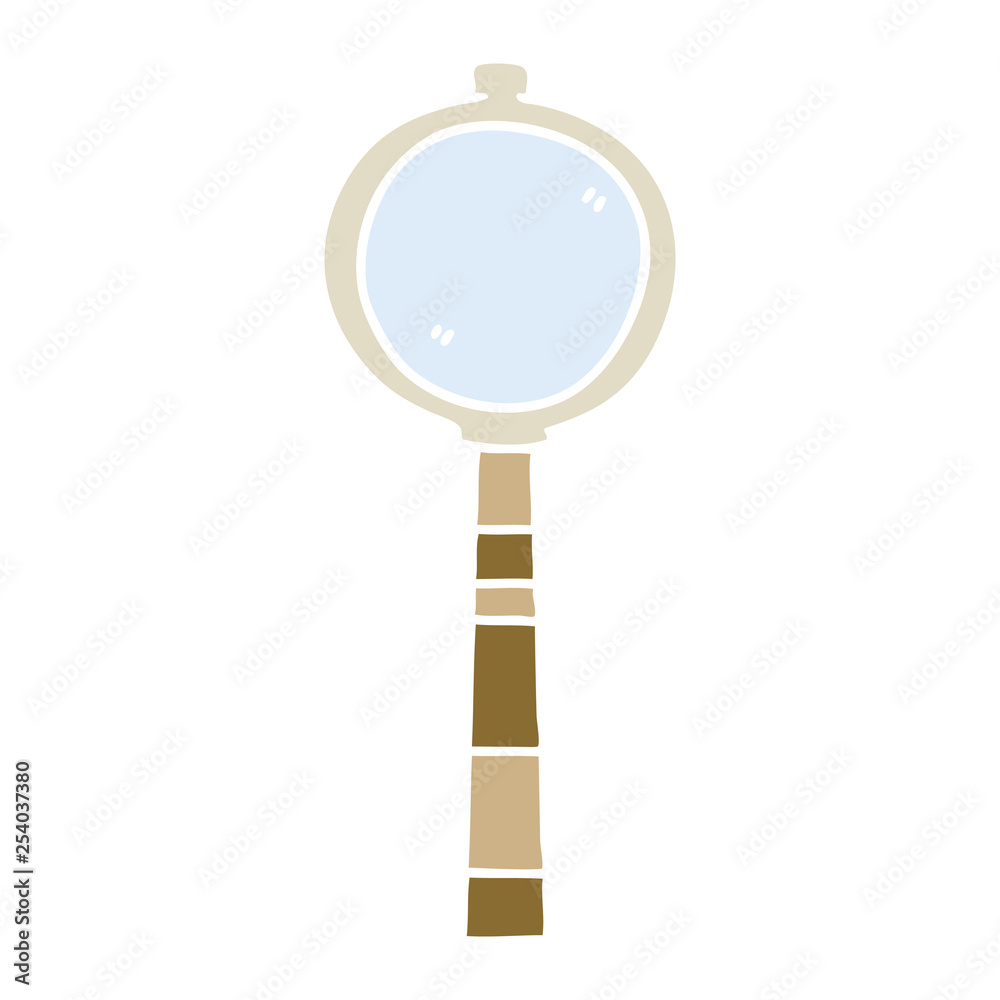quirky hand drawn cartoon magnifying glass quirky hand drawn cartoon magnifying glass