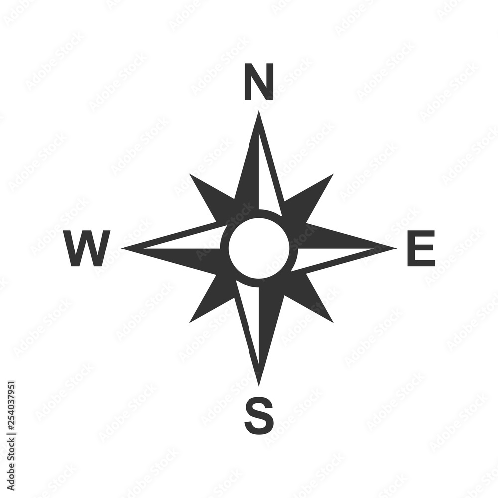 Global navigation icon in flat style. Compass gps vector illustration on white isolated background. Location discovery business concept. Global navigation icon in flat style. Compass gps vector illustration on white isolated background. Location discovery business concept.