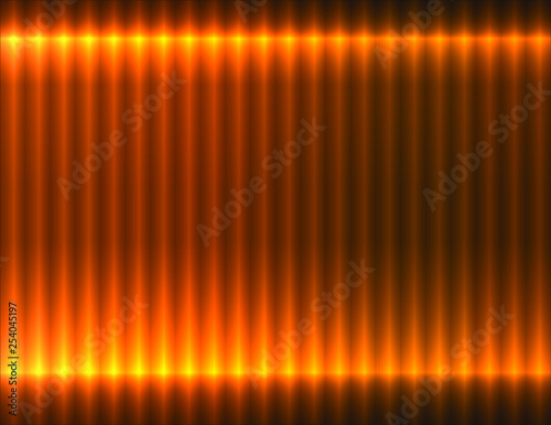 Honey color linear background, side light effect