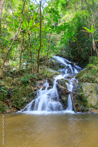 Mae Kampong Waterfall in Chiang Mai  north of Thailand