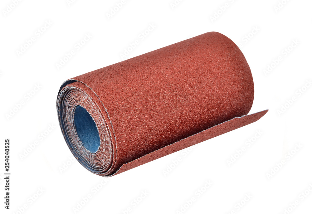 Obraz premium Sandpaper on white