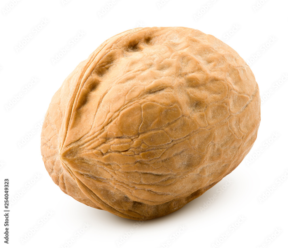walnut, nut, isolated on white background, clipping path, full depth of field walnut, nut, isolated on white background, clipping path, full depth of field
