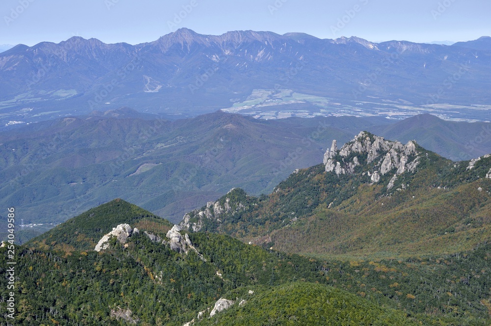Fototapeta premium 金峰山 賽ノ河原より八ヶ岳連峰