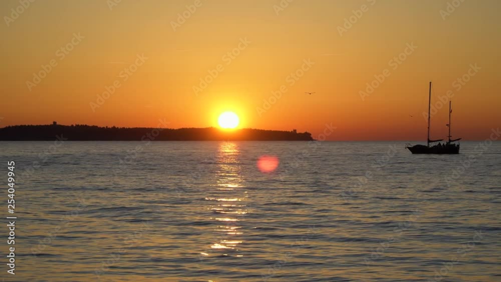 Sunset Piran, Slovenia, Adriatic sea Sunset Piran, Slovenia, Adriatic sea
