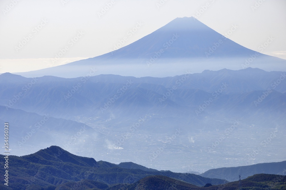 金峰山から富士山遠望
