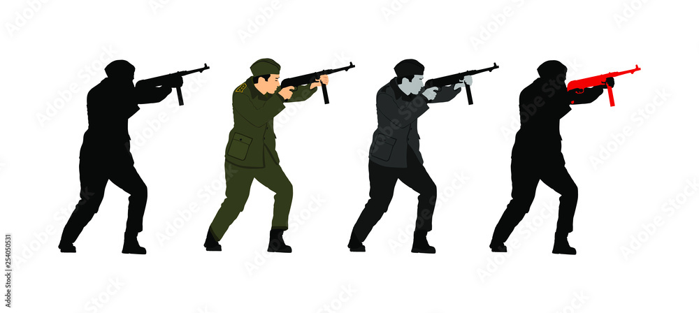Second World war Allied soldier with rifle in battle action in occupied Europe. During World War two struggle fight for freedom against enemy. Liberation of the people from the invaders. Second World war Allied soldier with rifle in battle action in occupied Europe. During World War two struggle fight for freedom against enemy. Liberation of the people from the invaders.