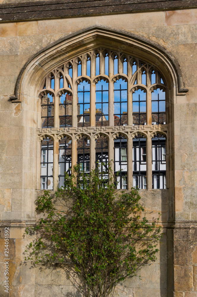 Obraz premium Cambridge City - spectacular architecture in the shape of colleges, chapels, churches and courtyards