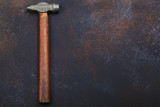 hammer on vintage background
