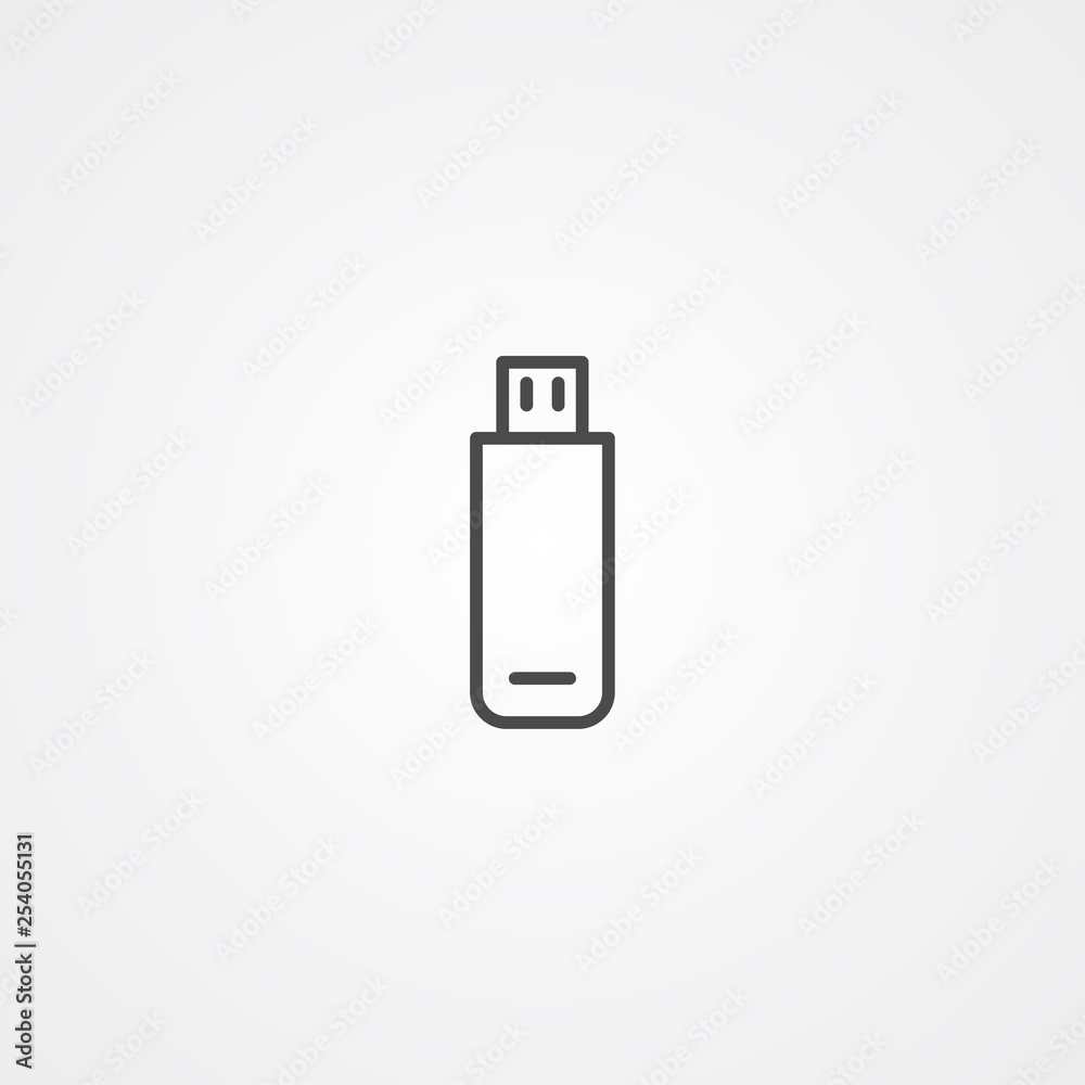 Pen drive vector icon sign symbol Pen drive vector icon sign symbol