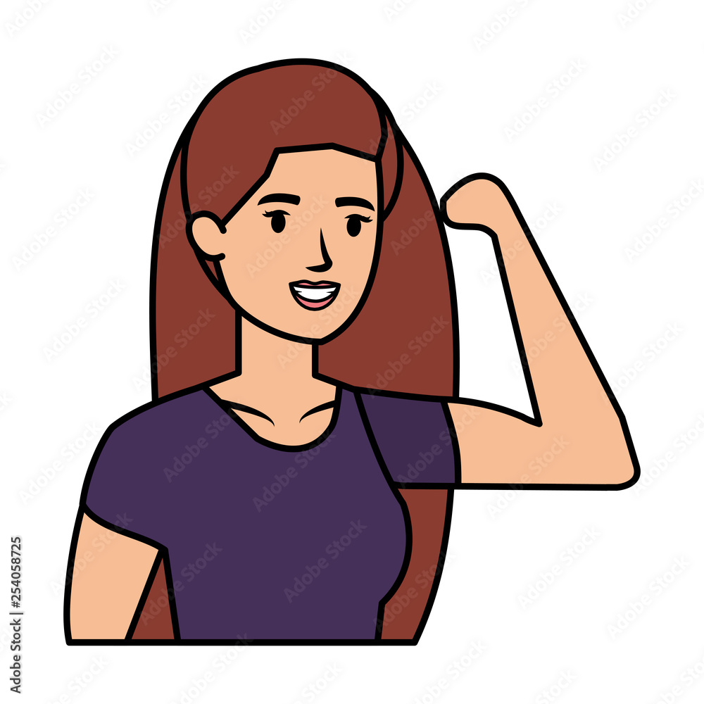 strong woman arm signal strong woman arm signal