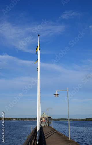 Seebrücke bei Nyköping, Schweden