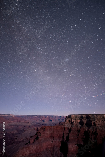 Grand canyon under the stars
