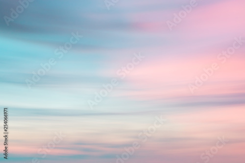 Defocused sunset sky  natural background © volgariver