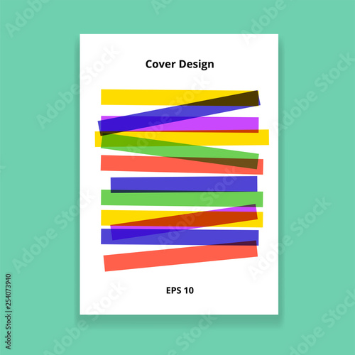 Abstract Vector Background. Gradient lines illustration.