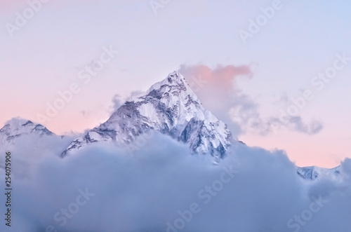 Ama Dablam massif , Nepal Himalayas photo