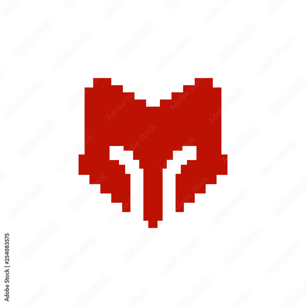 Obraz premium Pixel Logo Templates