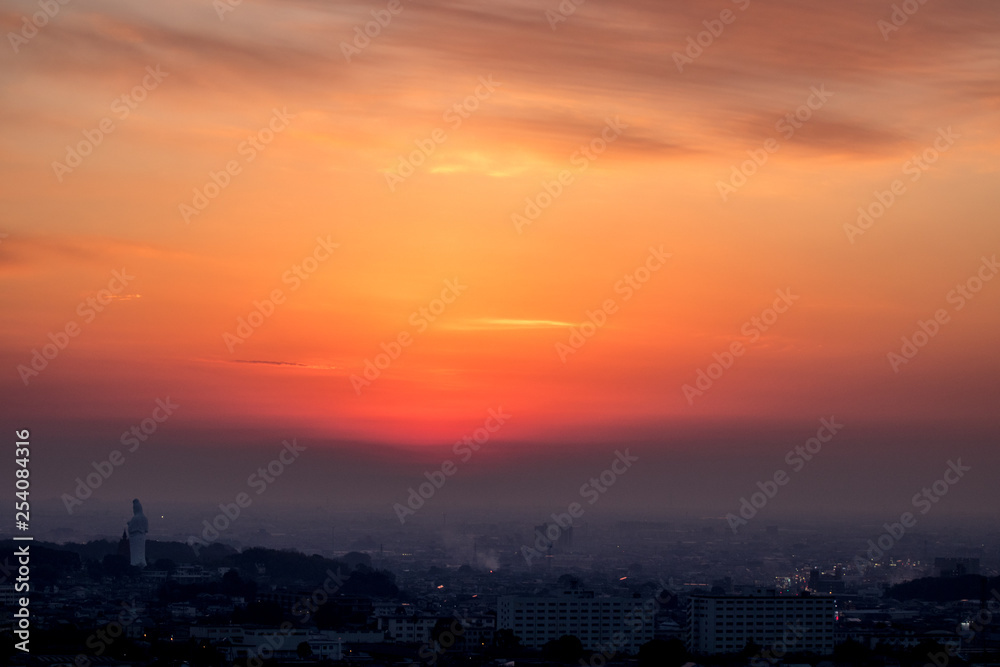 夕日 夕日