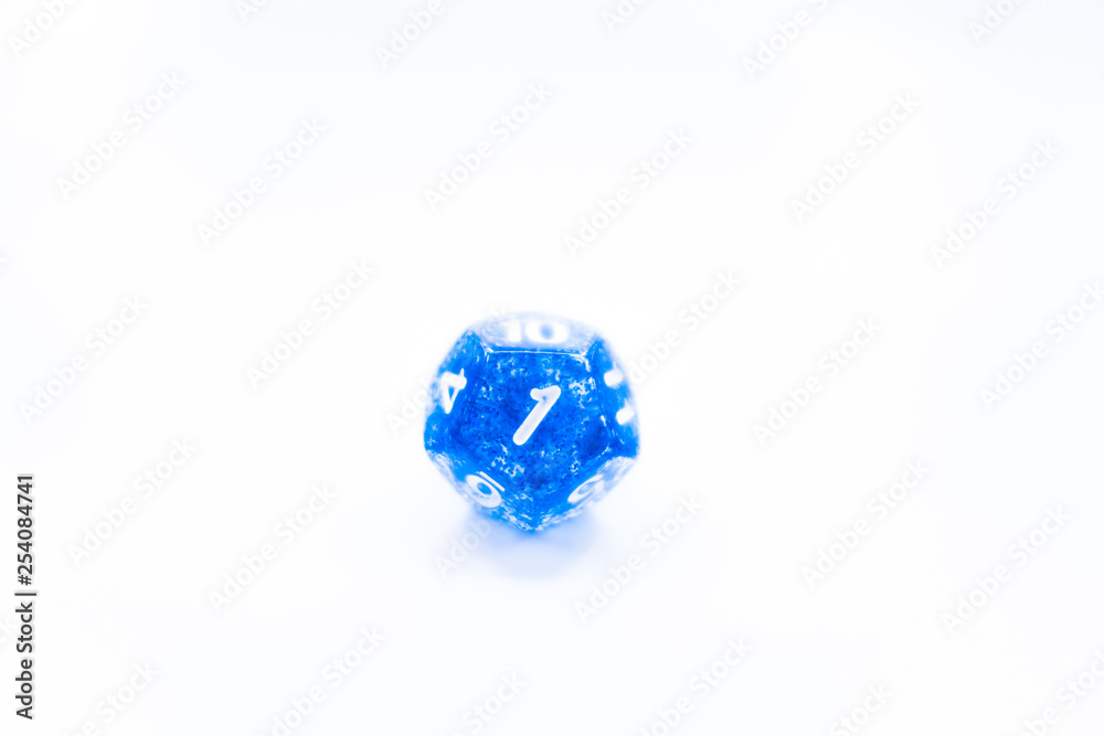 Isolated k20 dice Isolated k20 dice